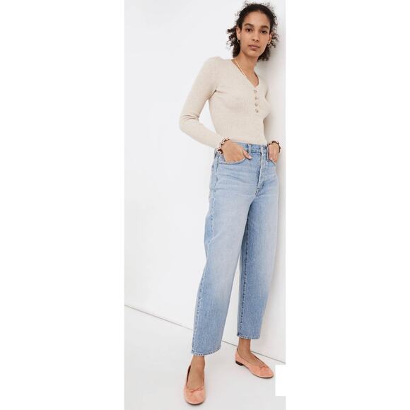 Madewell Balloon Jeans in Hewes Wash - Picture 7 of 8